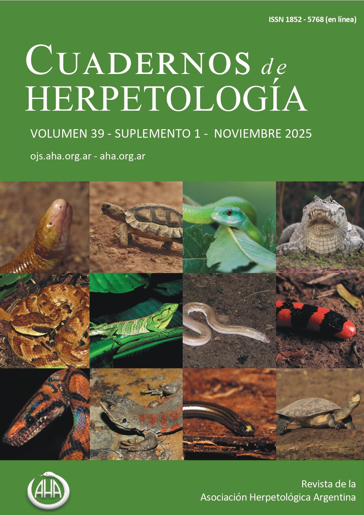 					Ver Vol. 39 Núm. S1 (2025): Cuadernos de Herpetología
				